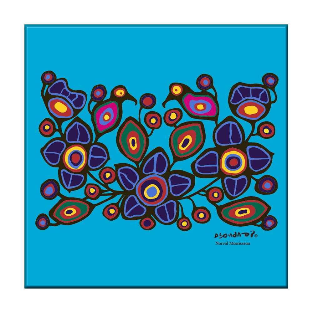 Flowers and Birds Trivet