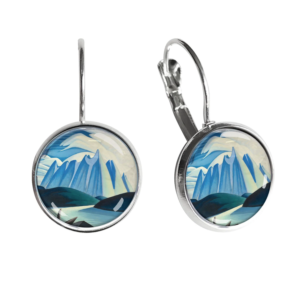 Boucles d'oreilles Lac et montagnes