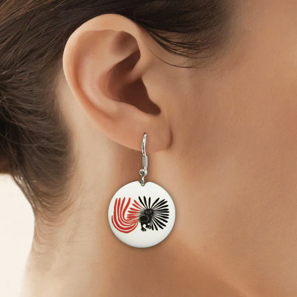 Boucles d'oreilles La chouette enchantée