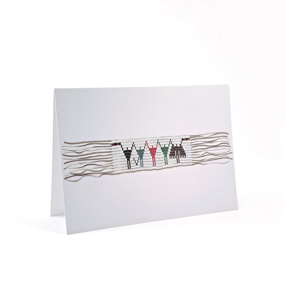 Intergalactic Empowerment Wampum Belt Notecard