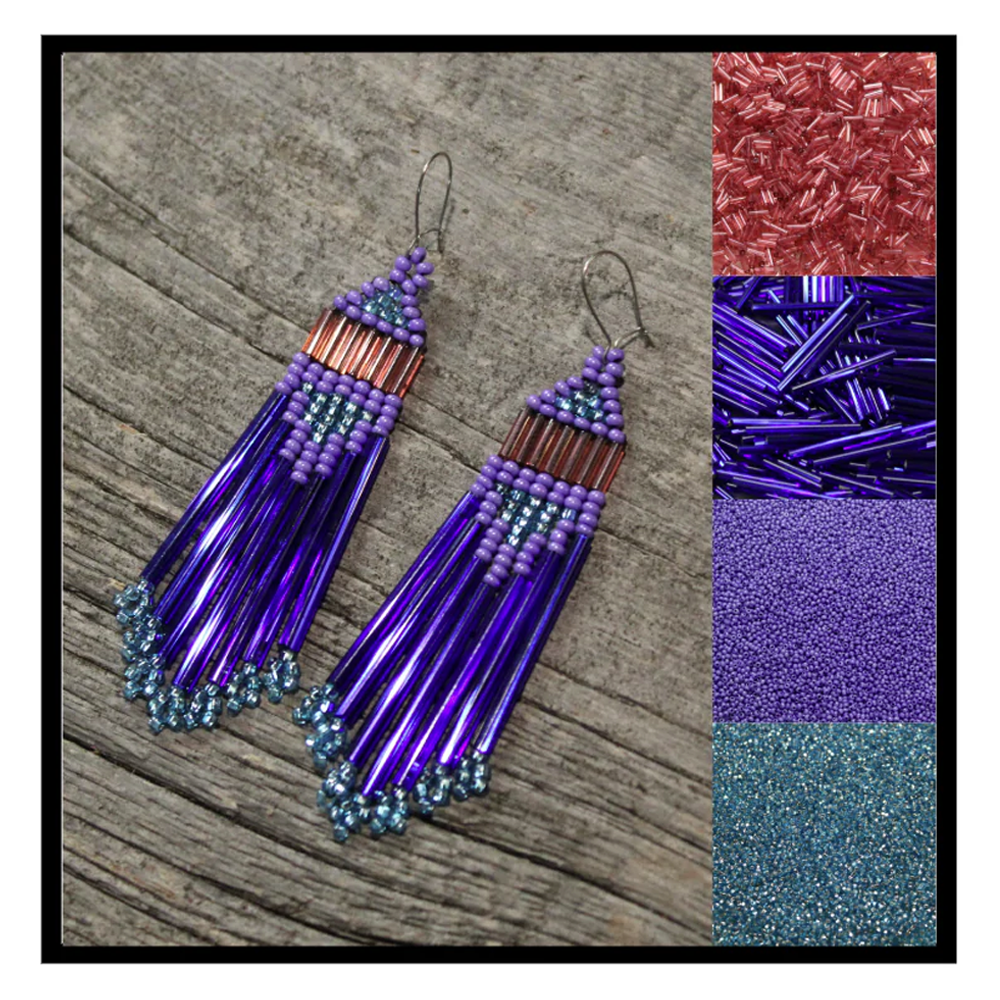 Beading Kit (Blue, Purple & Pink)