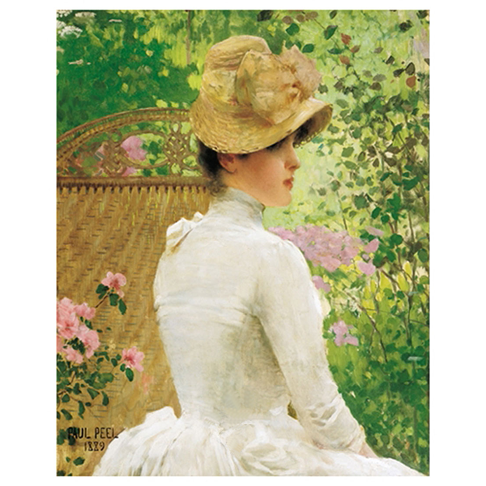 Affiche Lady in the Garden