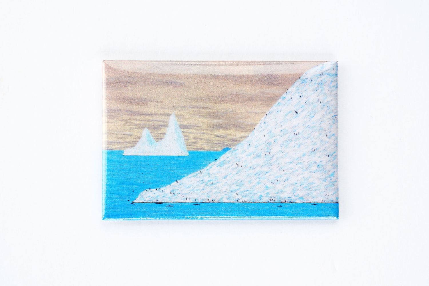 Untitled (Figures on Iceberg) Magnet