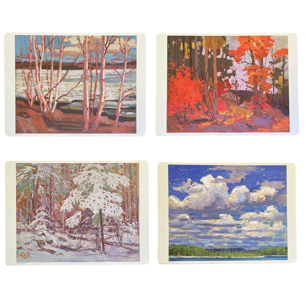 Ensemble de 4 napperons Tom Thomson