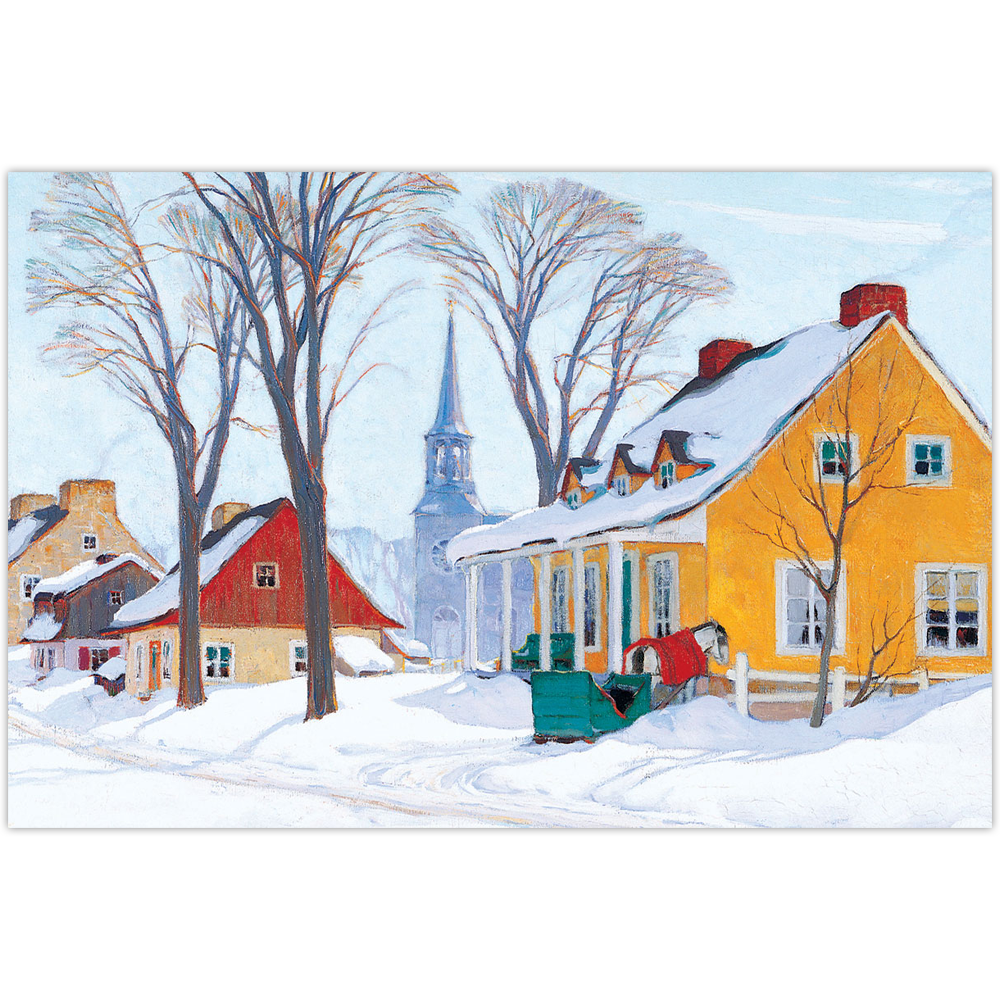 Affiche Matinée d'hiver à Baie-Saint-Paul