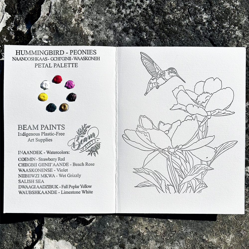 Hummingbird Paintable Card