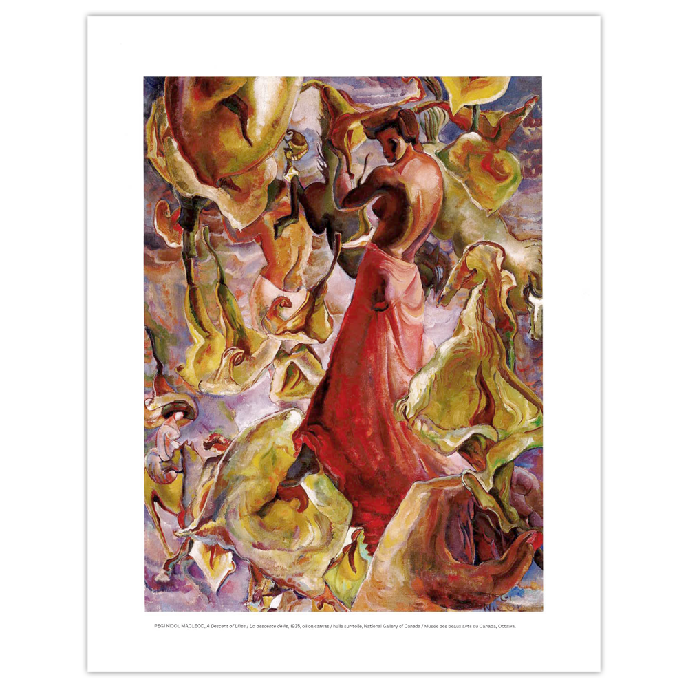 A Descent of Lilies Mini Poster