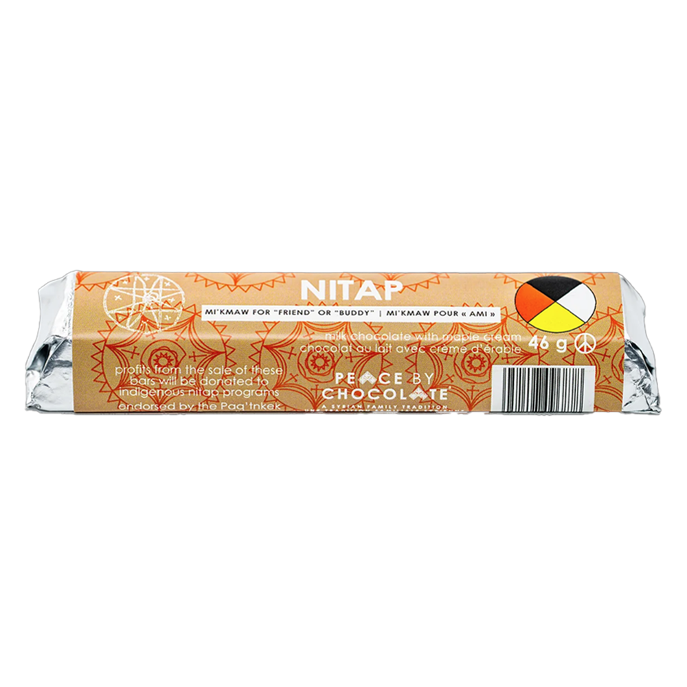 Tablette de chocolat au lait à l'érable Nitap