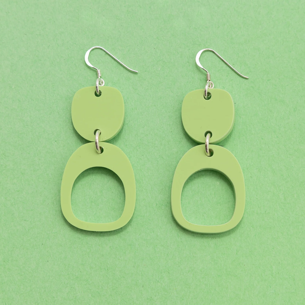Boucles d'oreilles Mini ovoïde inversé