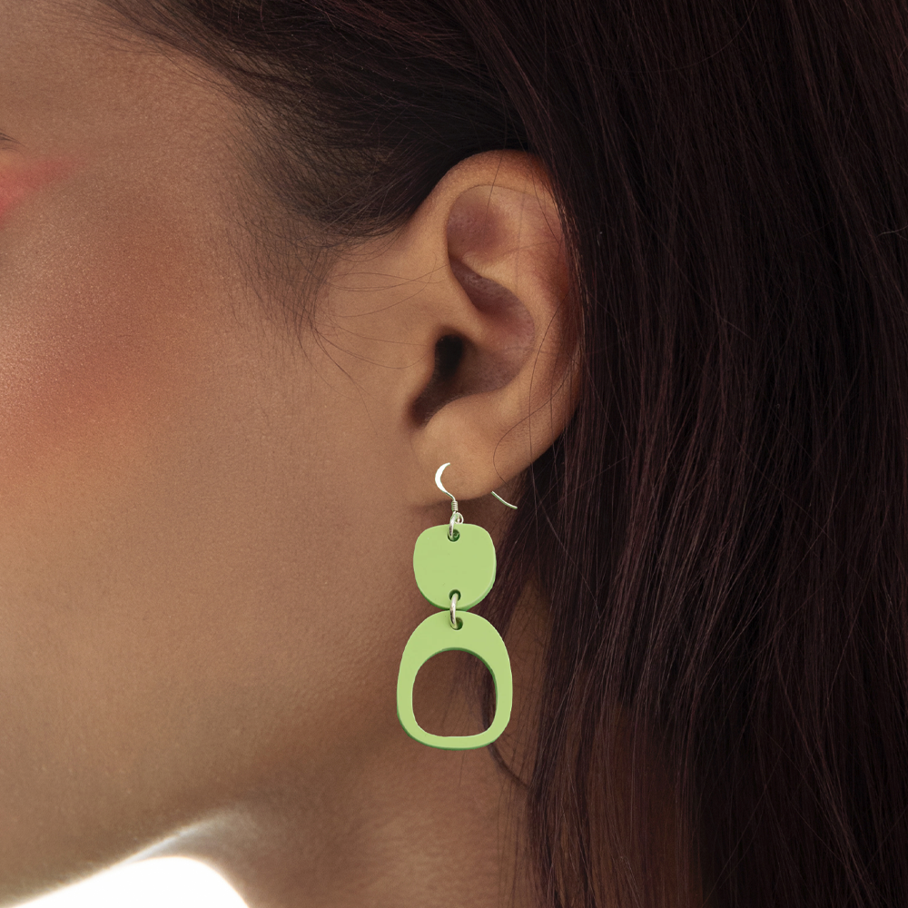 Boucles d'oreilles Mini ovoïde inversé