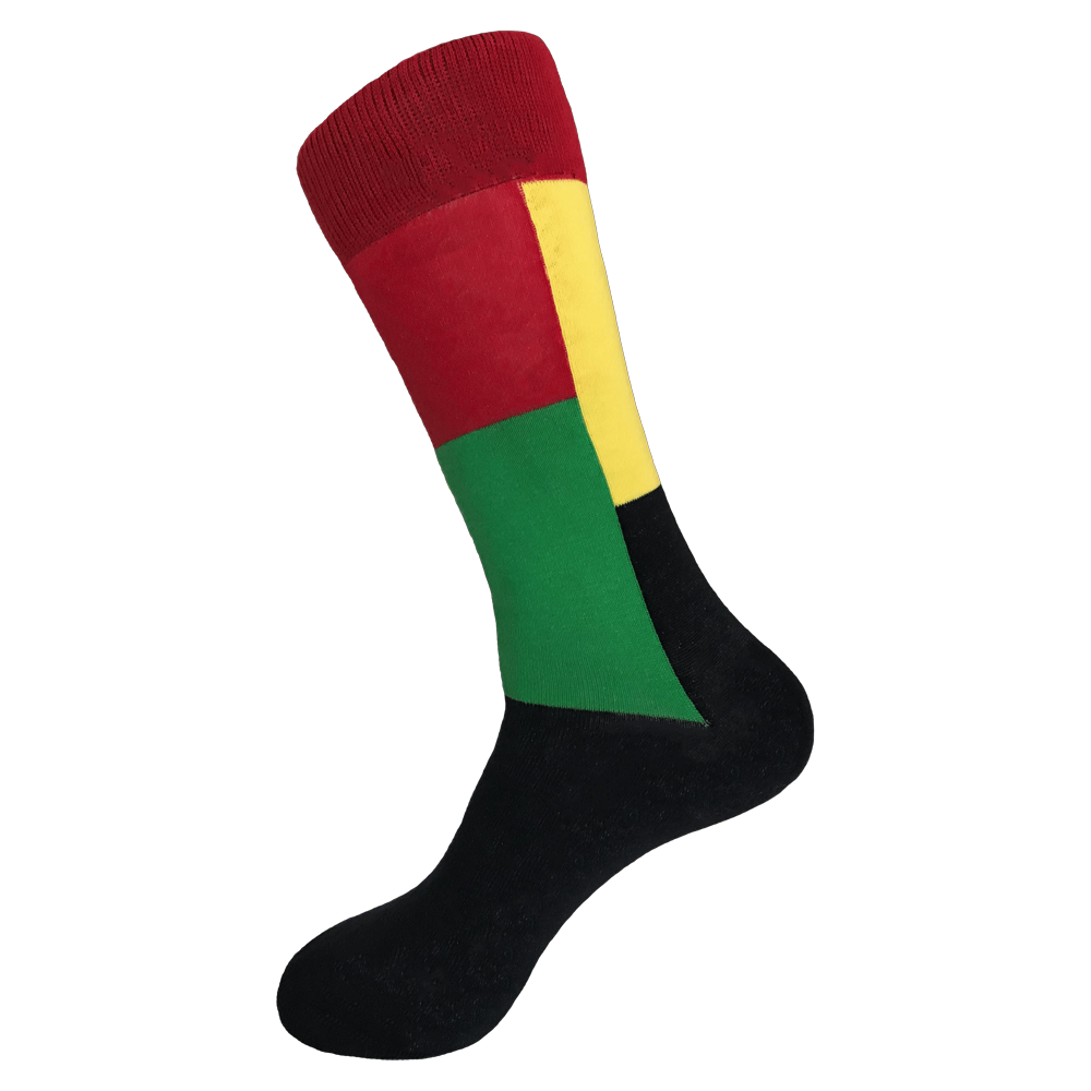 Pink with Border Socks (Men's)