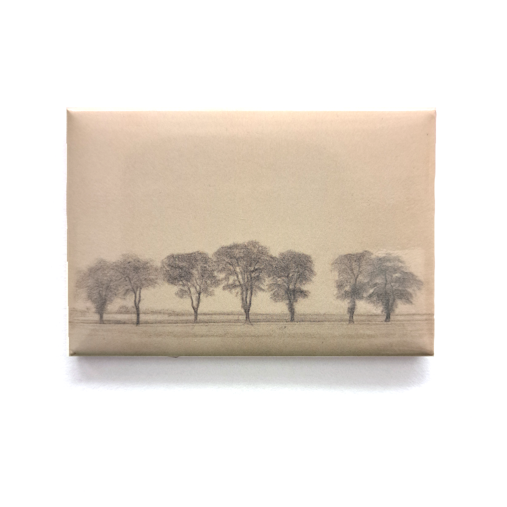 Group of Trees along the Royal Road near Gentofte, Denmark Magnet
