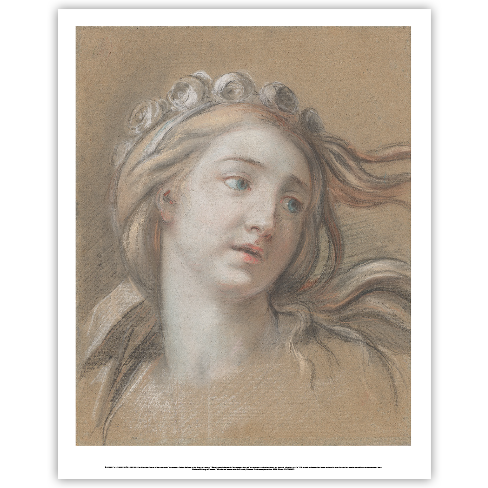 Affiche petit format Étude pour la figure de l'Innocence