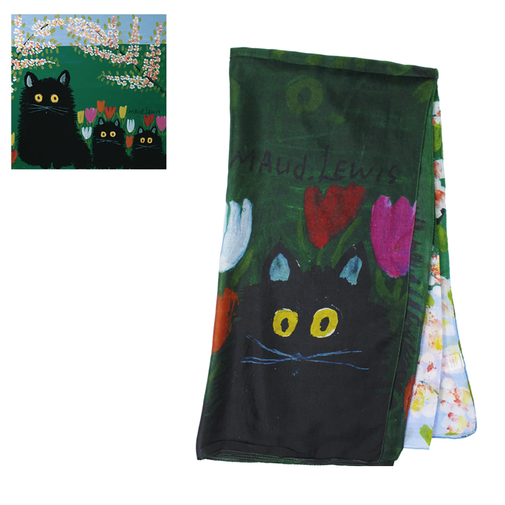 Three Black Cats Scarf