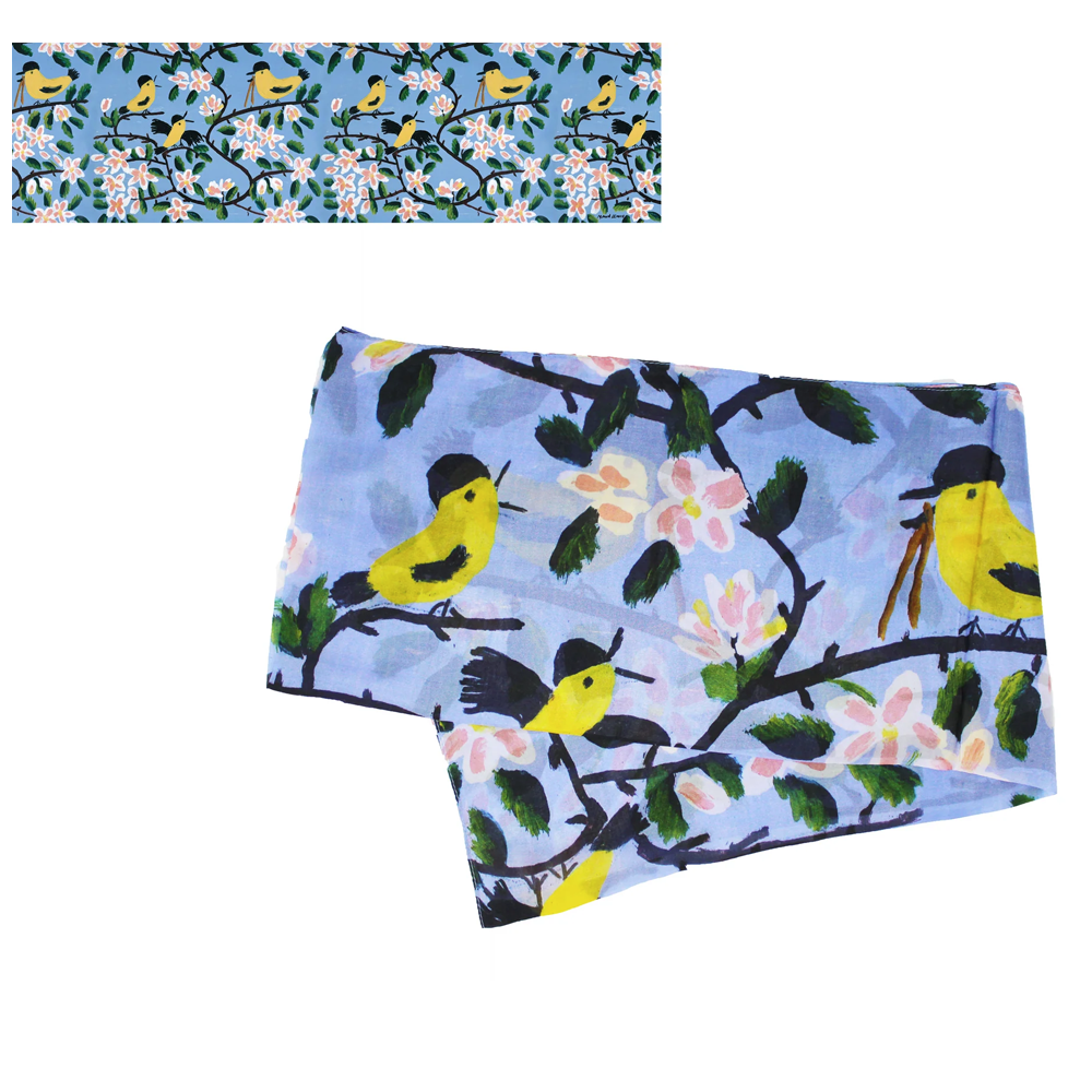 Yellow Birds Scarf