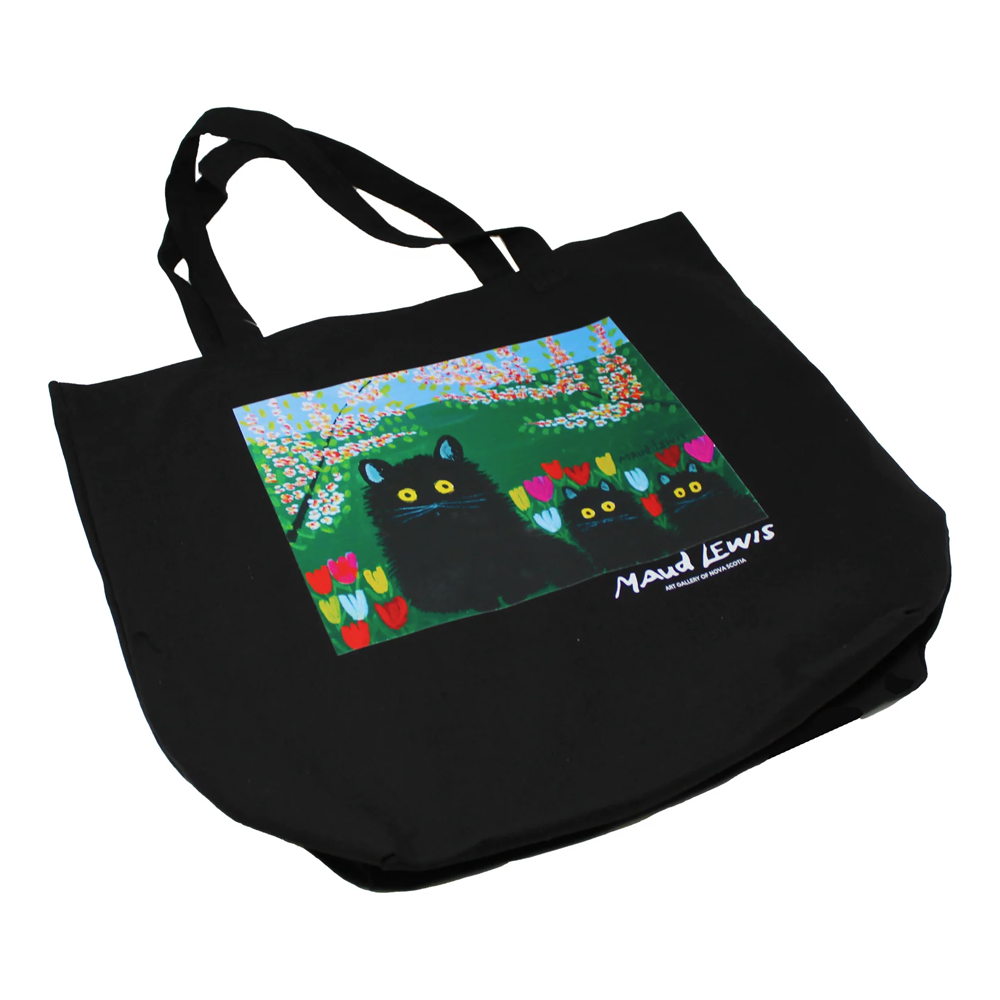 Three Black Cats Tote Bag