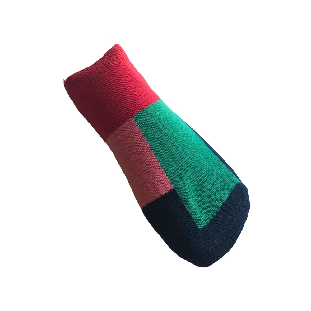 Pink with Border Socks (Women's)
