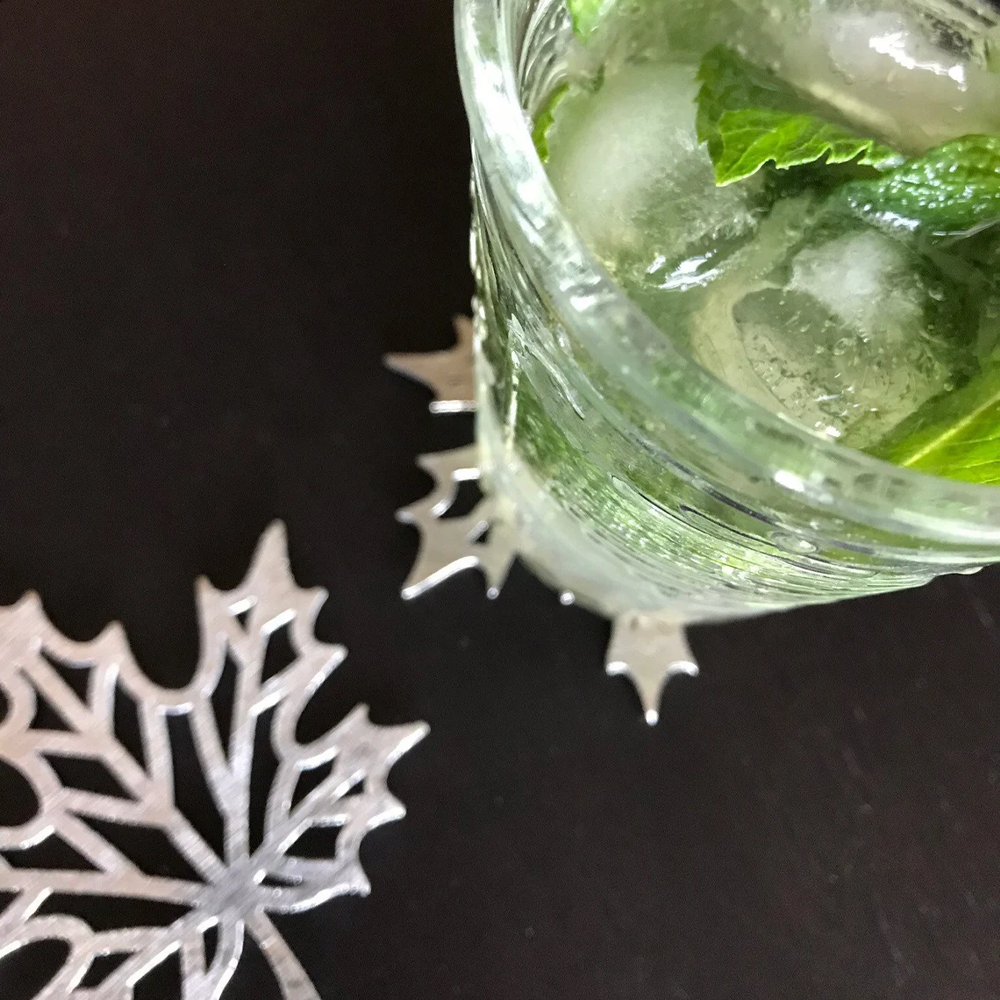 Maple Leaf Ornament & Coaster