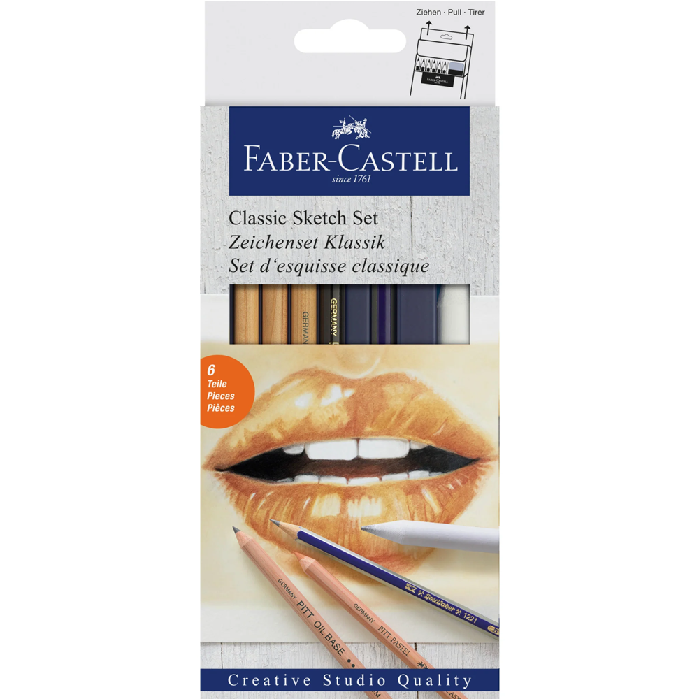Ensemble pour esquisse classique (6 pièces)