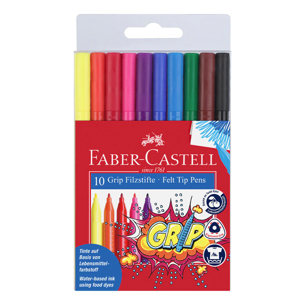 Marqueurs de couleur Grip (ensemble de 10)