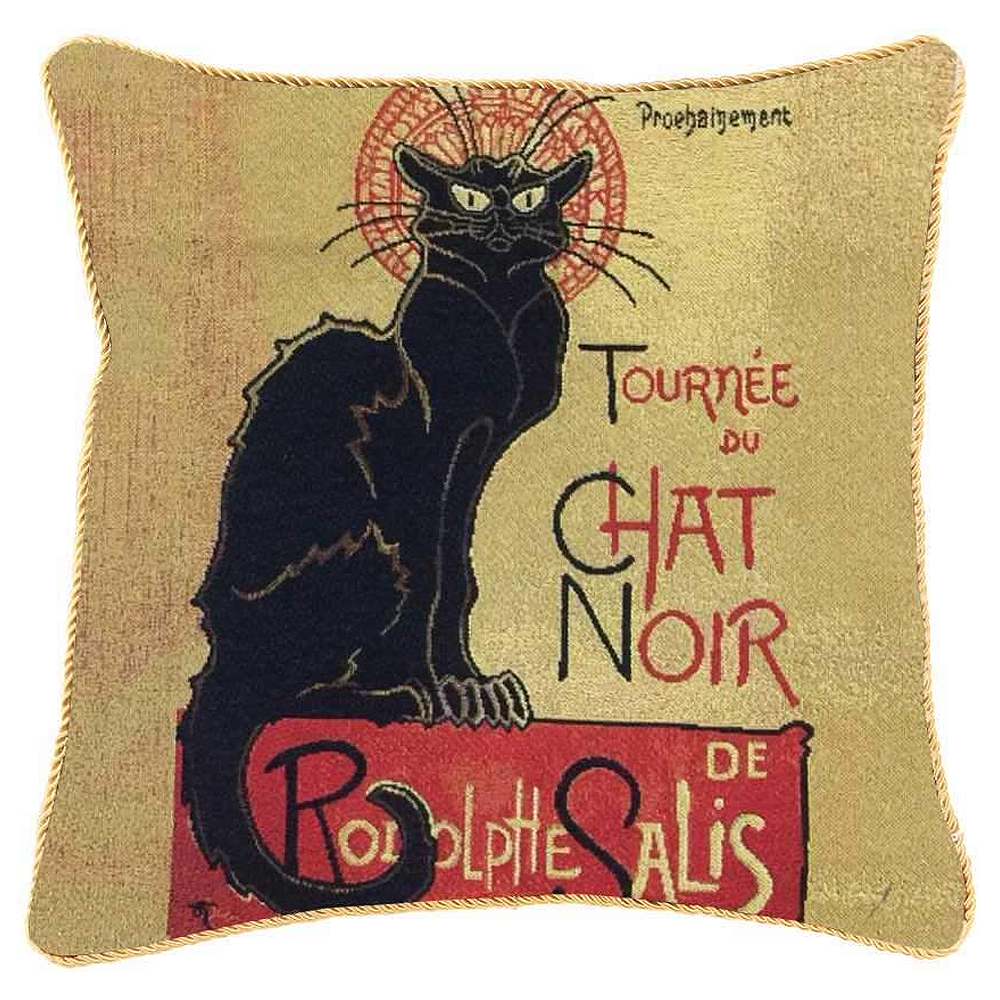 La Tournée du Chat Noir Cushion Cover