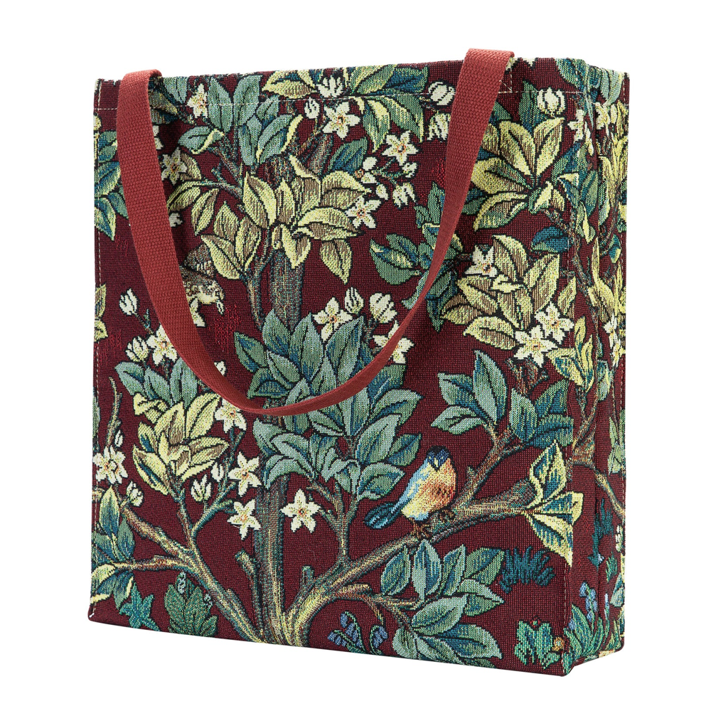 Sac à soufflets L'arbre de vie (rouge)