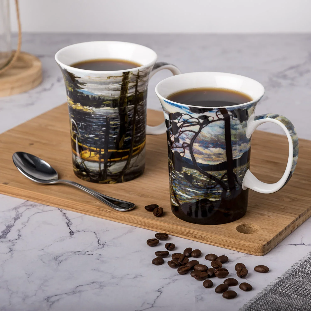 The Canoe, The West Wind Set of 2 Mugs