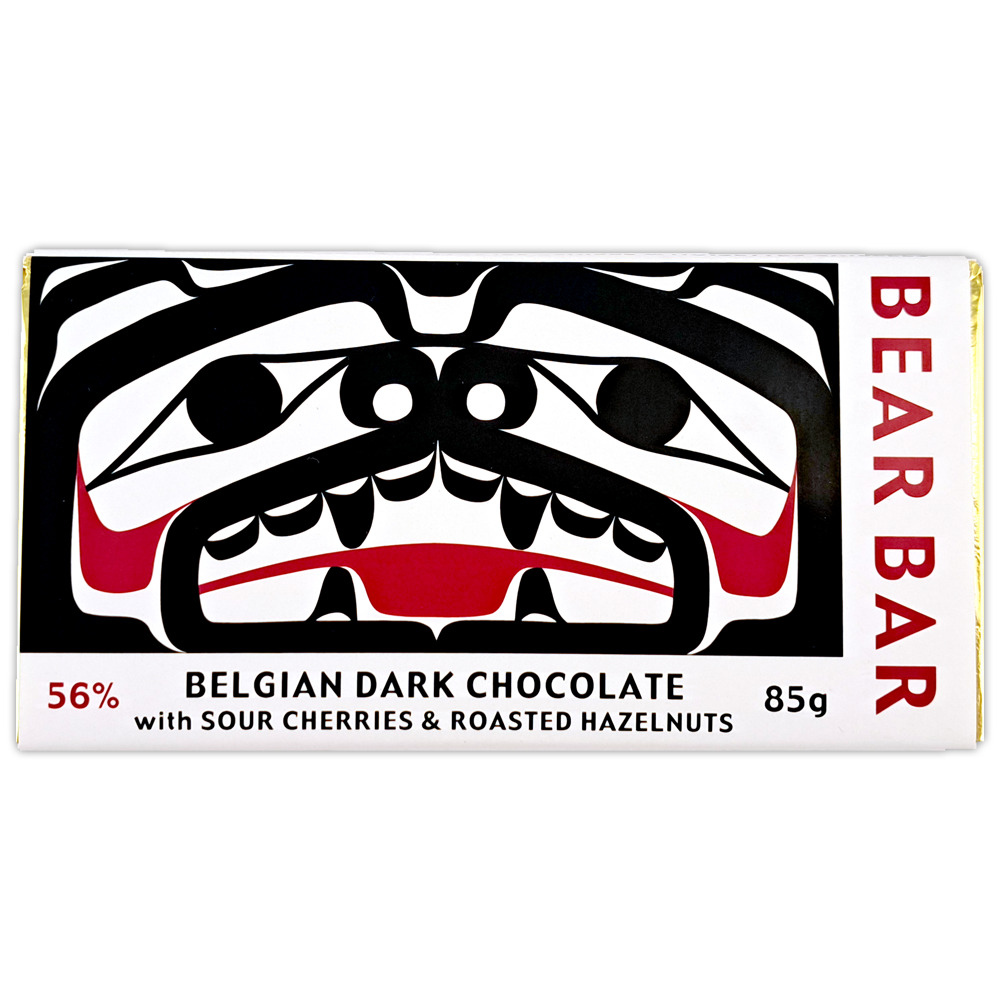 Bear Bar (Belgian Dark Chocolate with Sour Cherries and Hazelnuts)