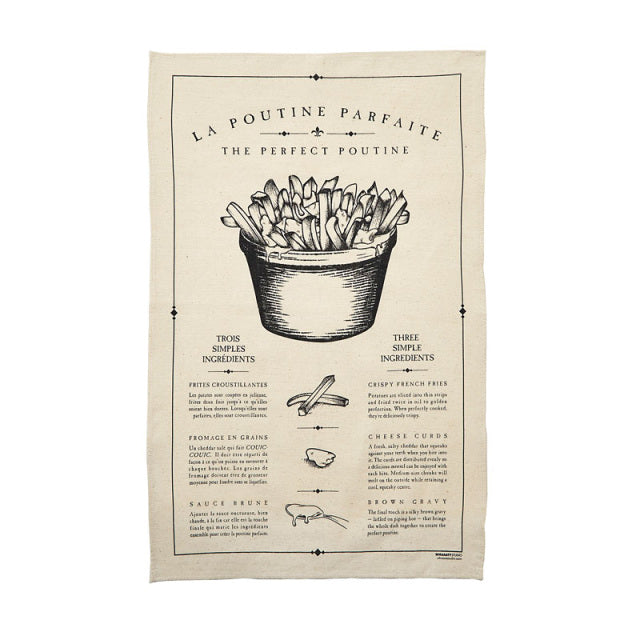 Linge à vaisselle La poutine parfaite