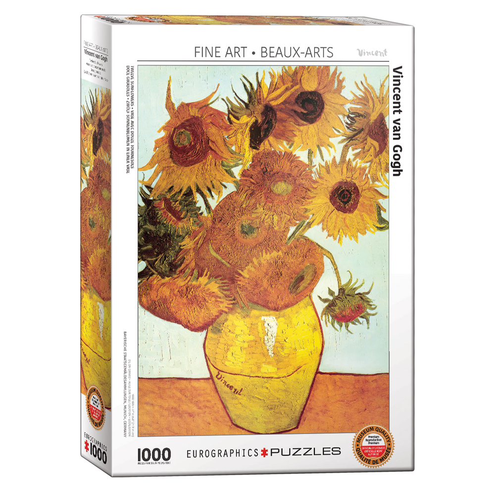 Vase with Twelve Sunflowers Puzzle
