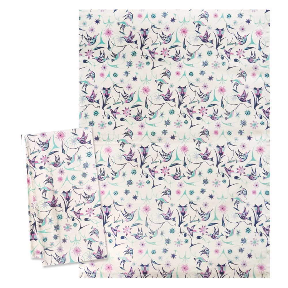 Hummingbirds Tea Towel