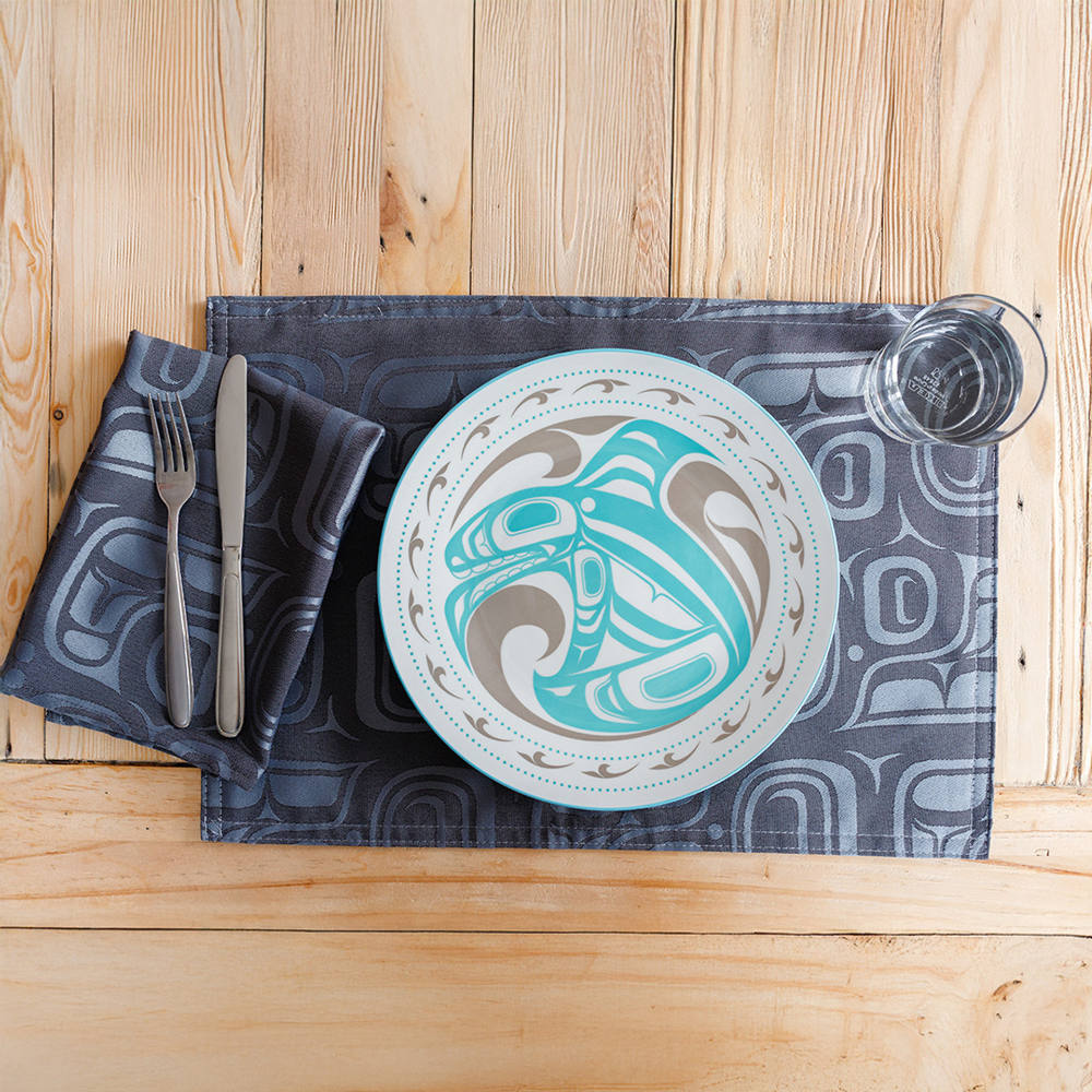 Killer Whale Set of 2 Dinner Plates