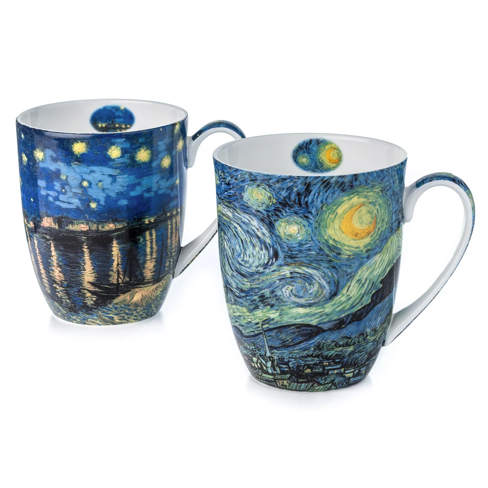 The Starry Night Set of 2 Mugs