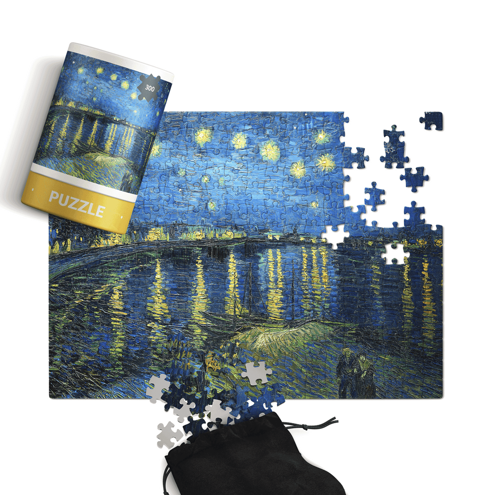 Starry Night Over the Rhône Puzzle (300 Pieces)