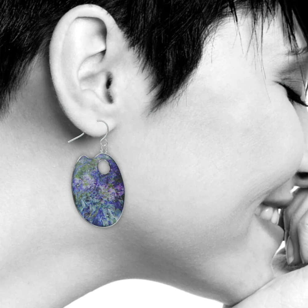 Boucles d'oreilles Les couleurs de Monet