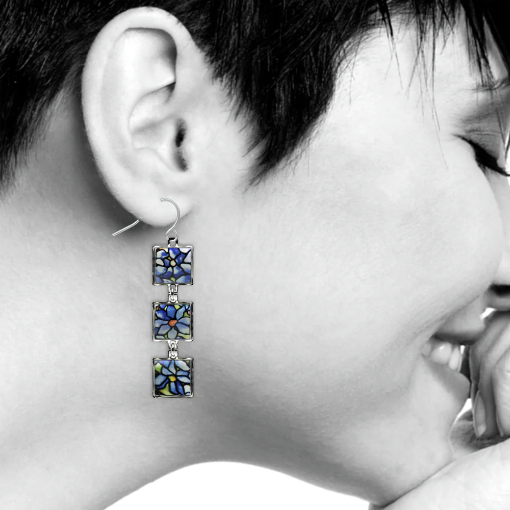 Boucles d'oreilles Tiffany Clematis