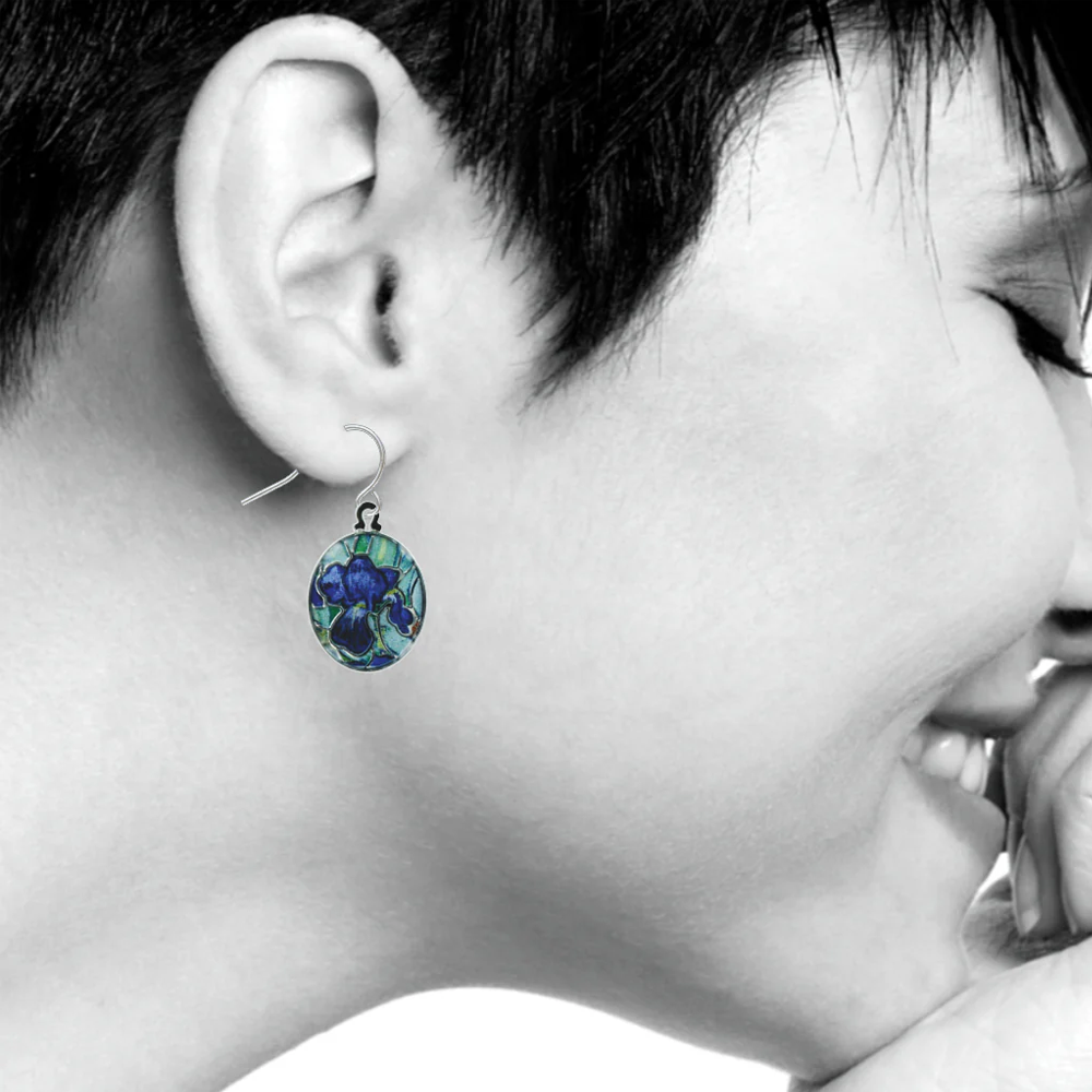 Boucles d'oreilles Les iris