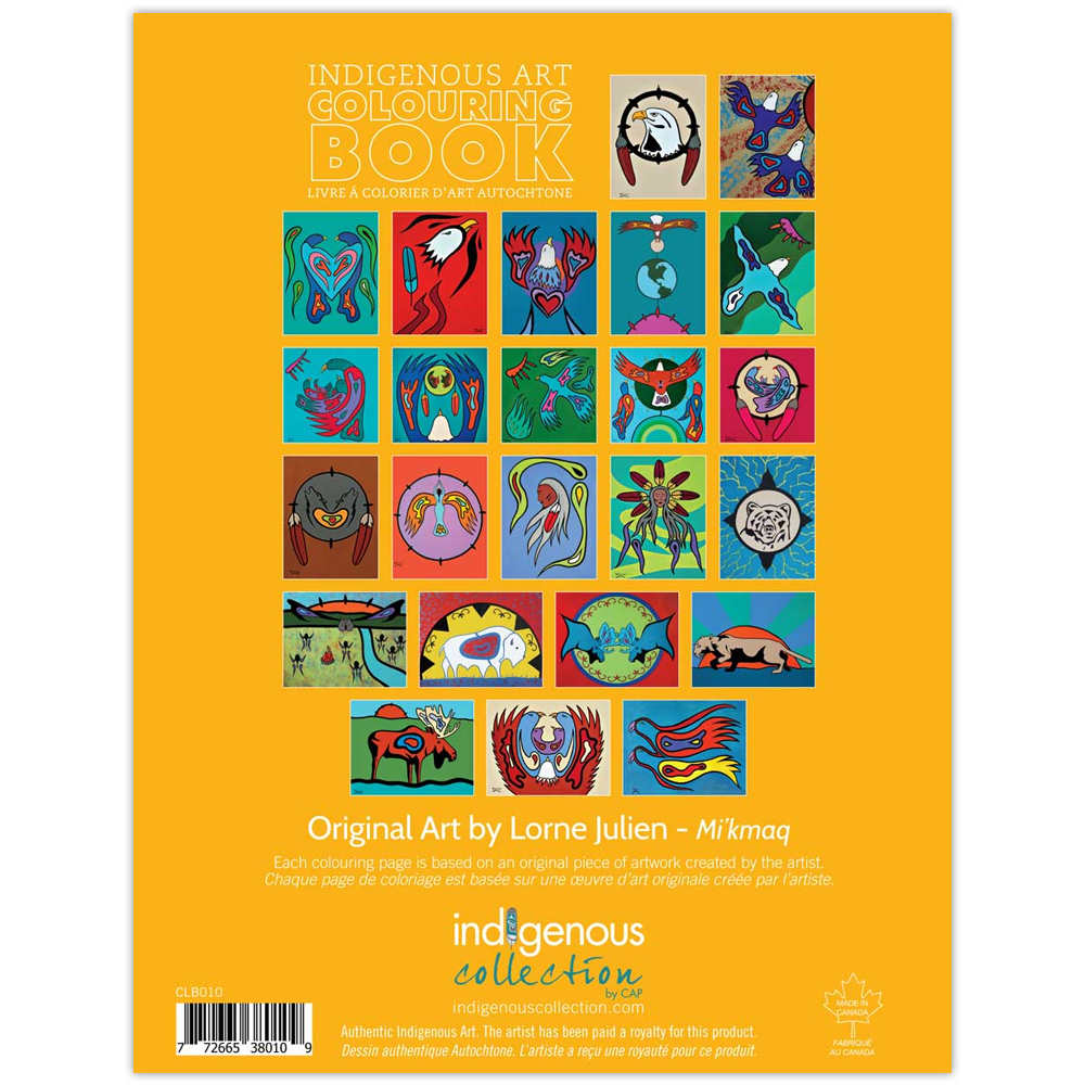 Lorne Julien Indigenous Art Colouring Book