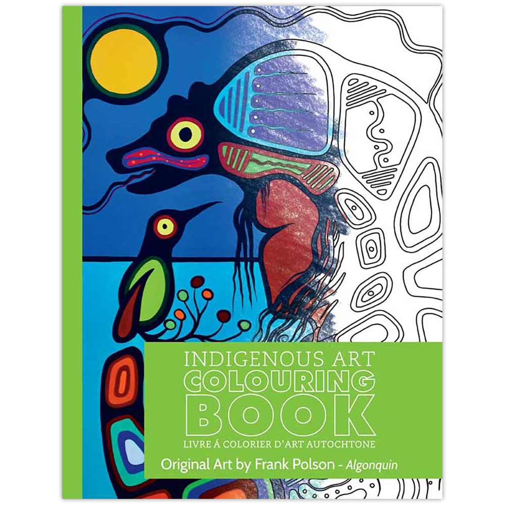 Livre à colorier d'art autochtone Frank Polson
