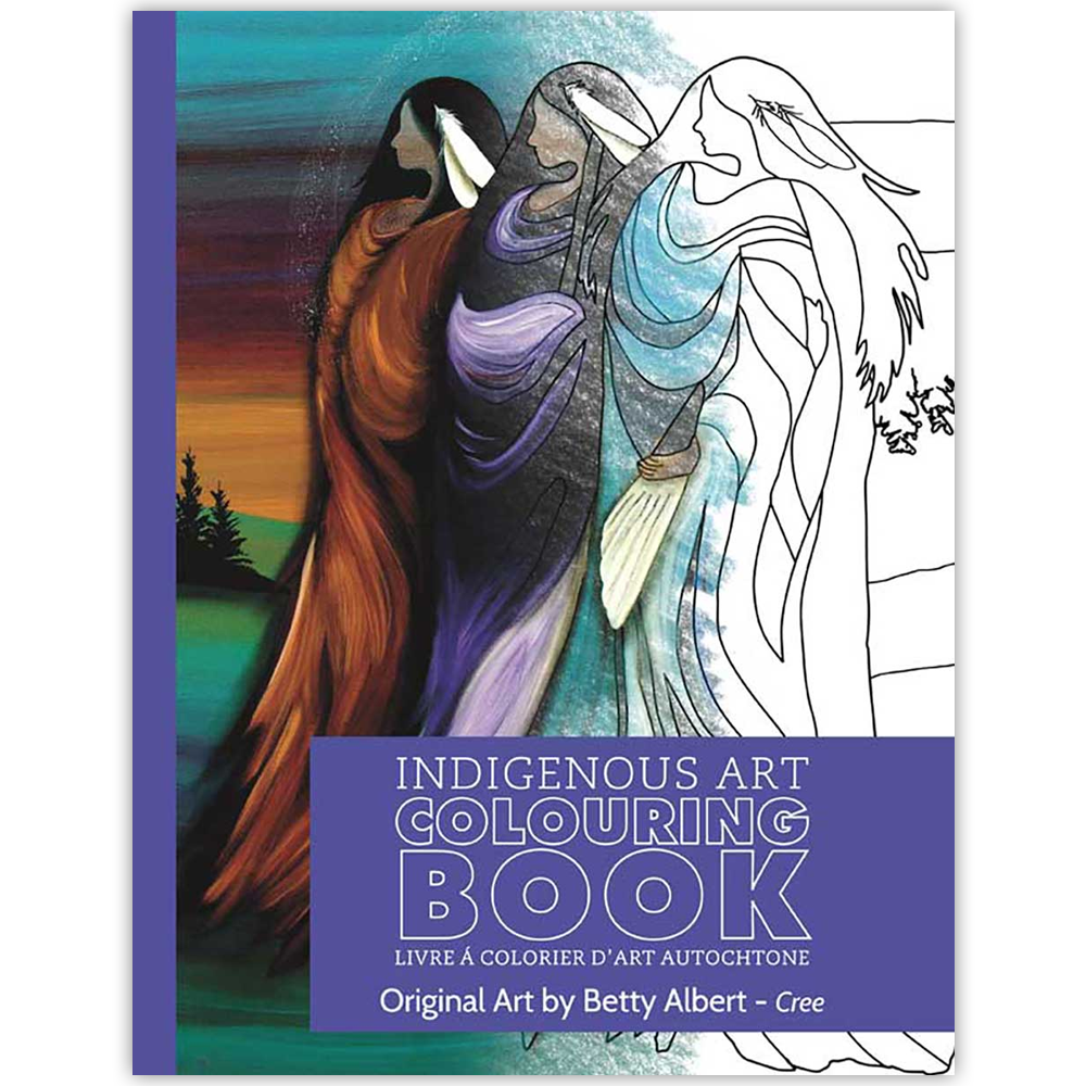 Livre à colorier d'art autochtone Betty Albert
