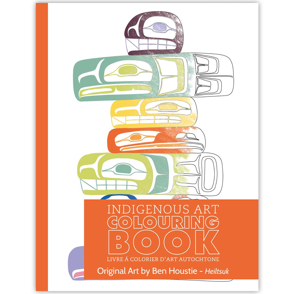 Livre à colorier d'art autochtone Ben Houstie