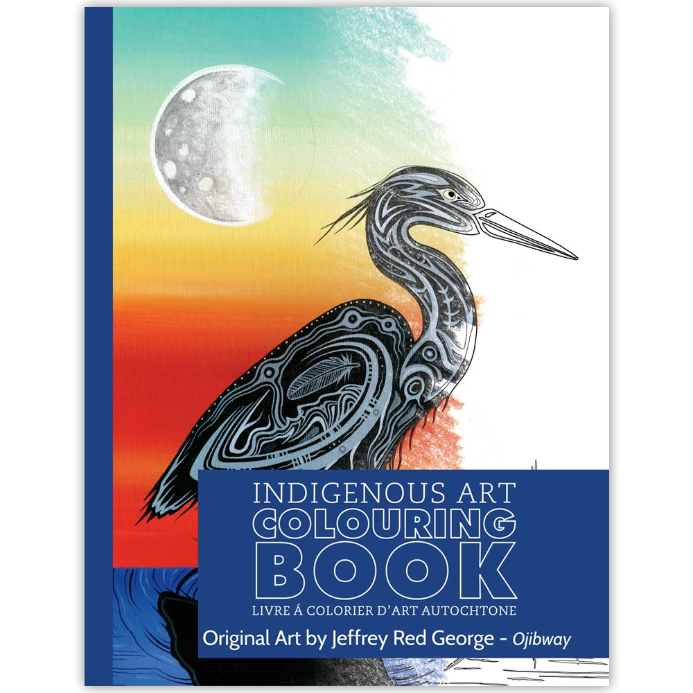 Jeffrey Red George Indigenous Art Colouring Book