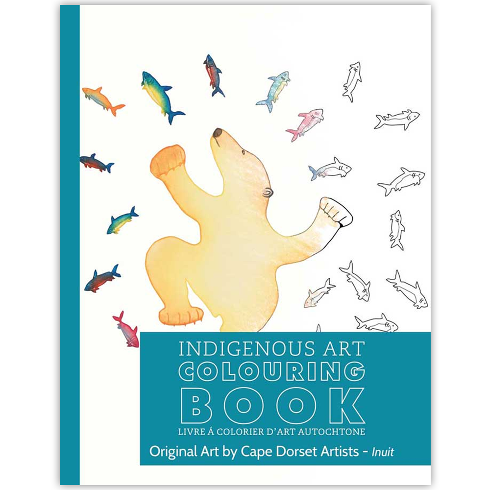 Cape Dorset Artists Indigenous Art Colouring Book