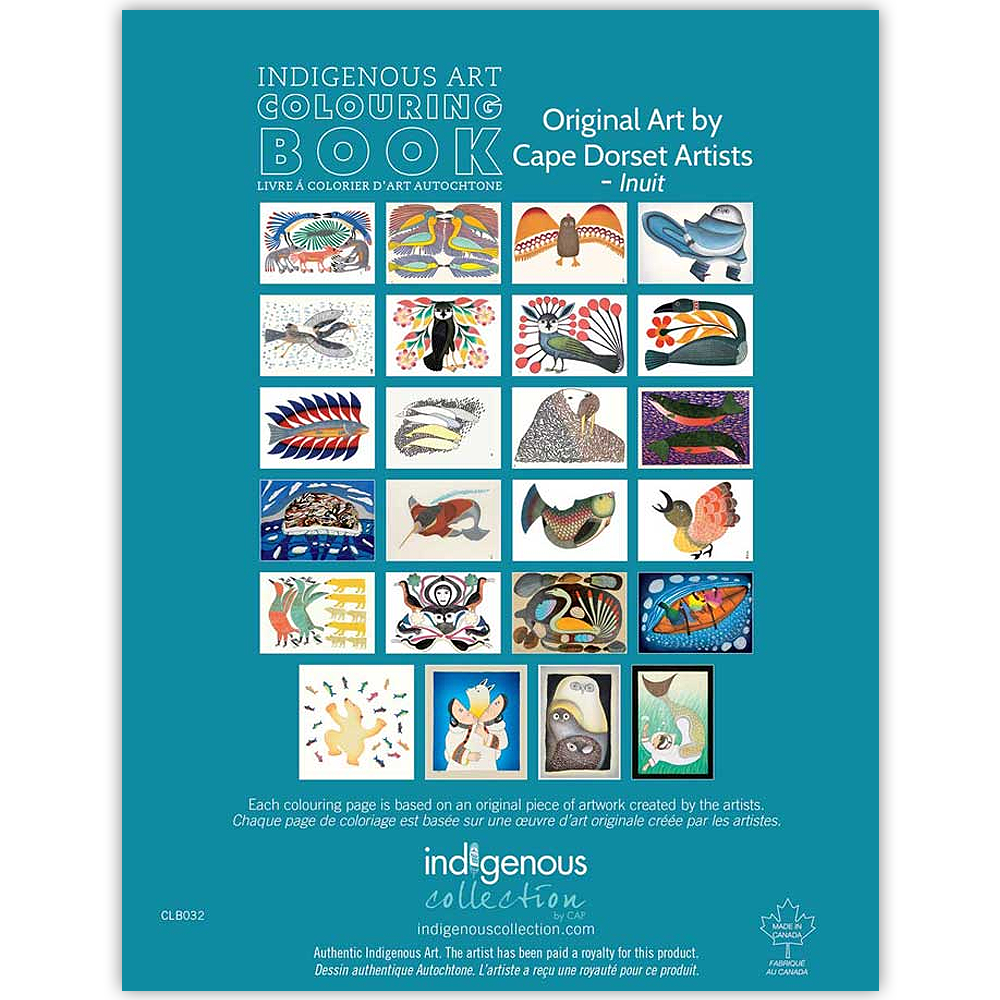 Cape Dorset Artists Indigenous Art Colouring Book