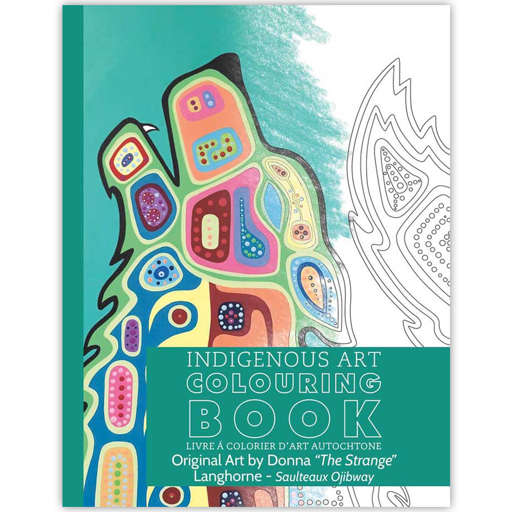 Donna "The Strange" Langhorne Indigenous Art Colouring Book