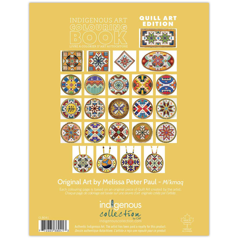 Melissa Peter Paul Indigenous Art Colouring Book