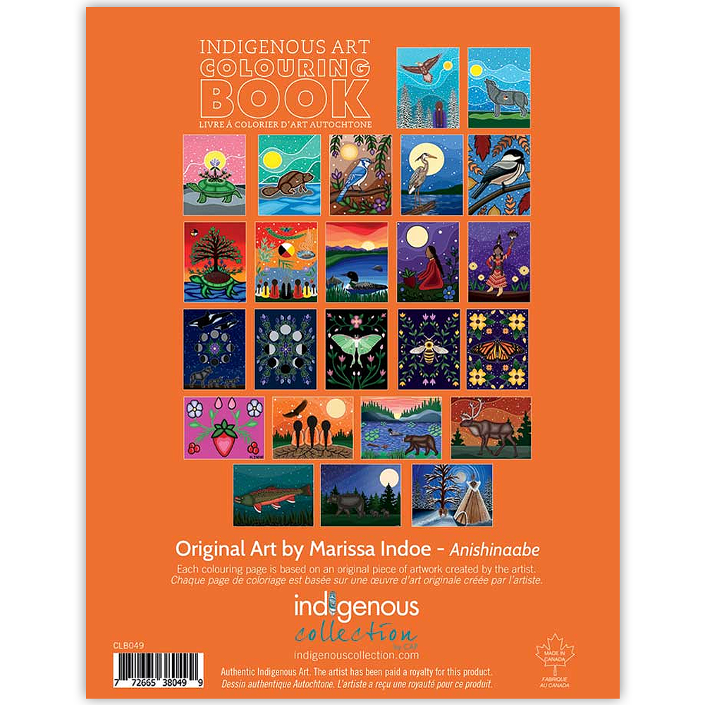 Marissa Indoe Indigenous Art Colouring Book