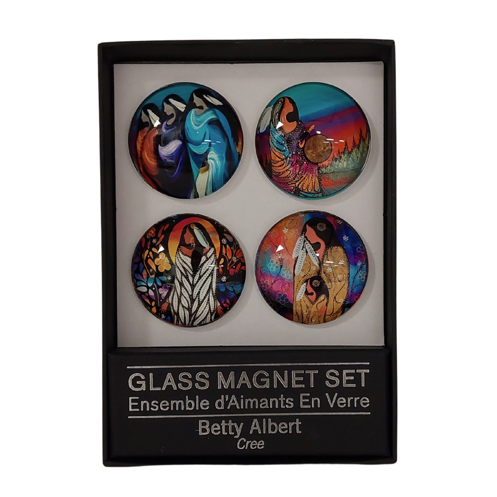 Betty Albert Set of 4 Magnets