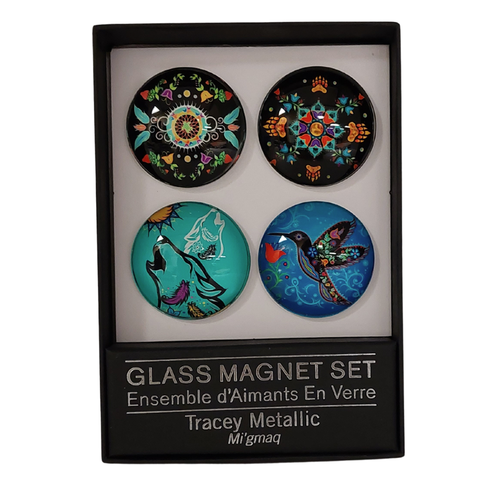 Tracey Metallic Set of 4 Magnets