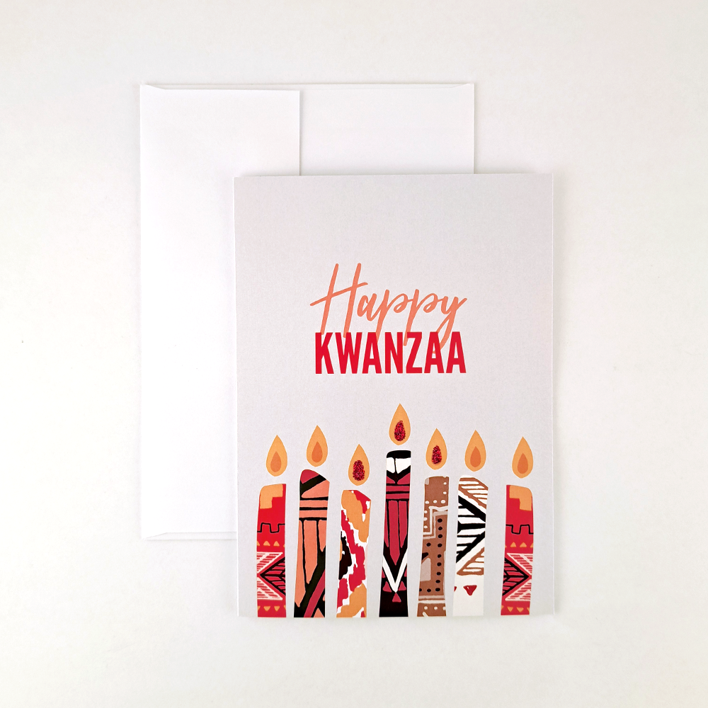 Carte double Happy Kwanzaa